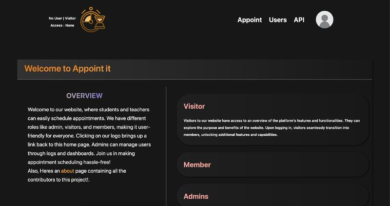 Appoint It application preview